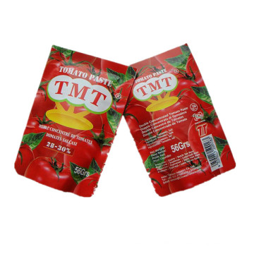 Hochwertiges Sachet Tomatenmark von 70g Tmt Marke